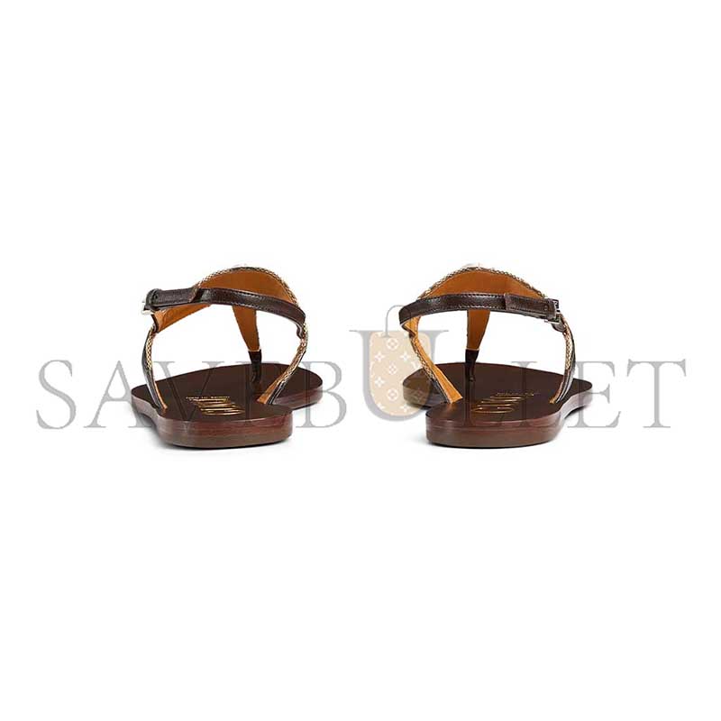 Gvc*1 interlocking g web sandals 782421